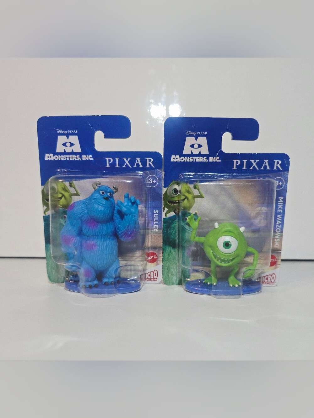 Mattel Disney Pixar Monsters Inc. Sulley & Mike Waxowski Collectible Mini Figure